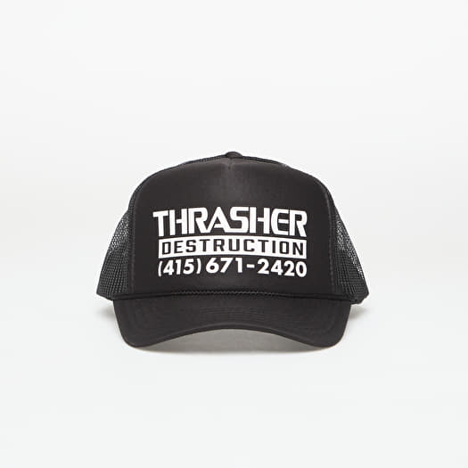 Cap Thrasher Destruction Trucker Black