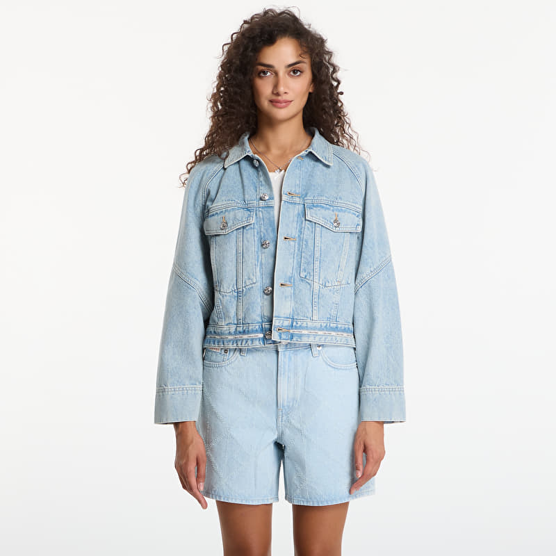 Kurtka Calvin Klein Jeans Branded Boxy Denim Jacket Fresh Water