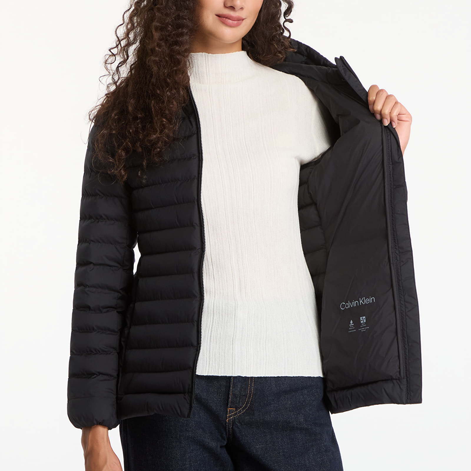 Naiste jakid Calvin Klein Ulw Belted Puffer Jacket Black