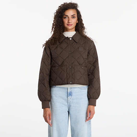 Calvin Klein Jeans Ulw Short Seasonal Quilted Liner Jacket Dark Coffee