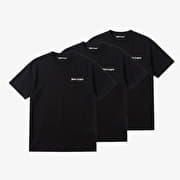 Palm Angels Classic Logo 3-pack Tee Black/ Off White