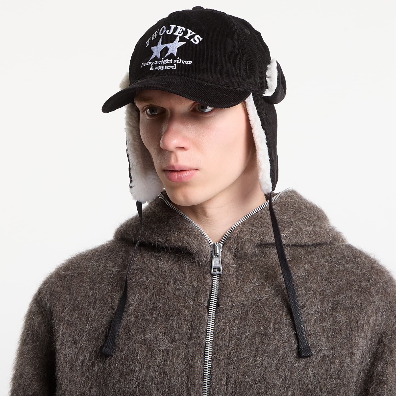 Casquettes TwoJeys Heavy Silver Black Earflap Black