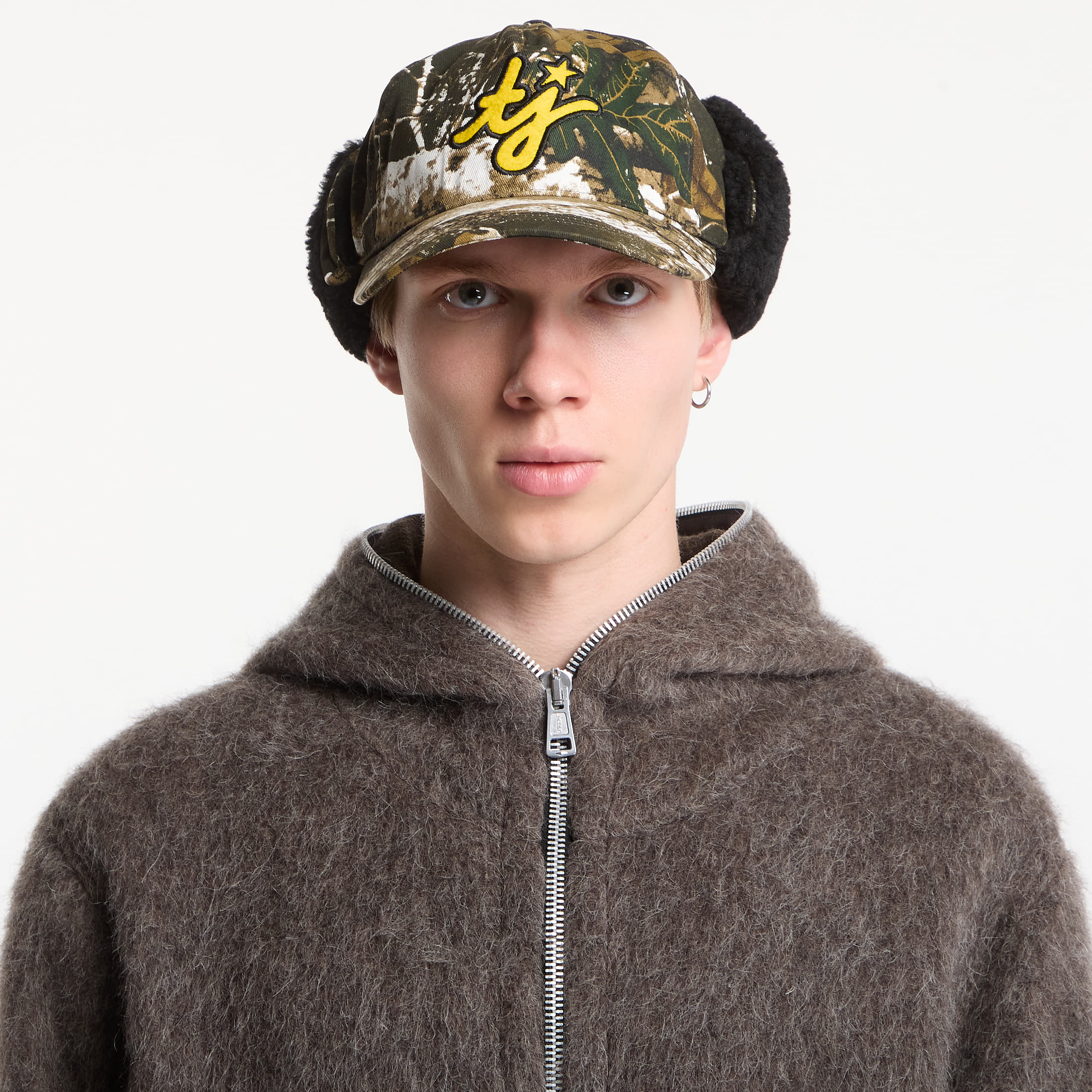 Шапка TwoJeys TJ Initials Camo Earflap Green Universal