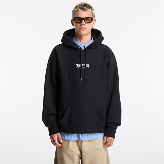 Толстовка Thrasher Heavyweight Embroidered Mag Logo Hoodie Black