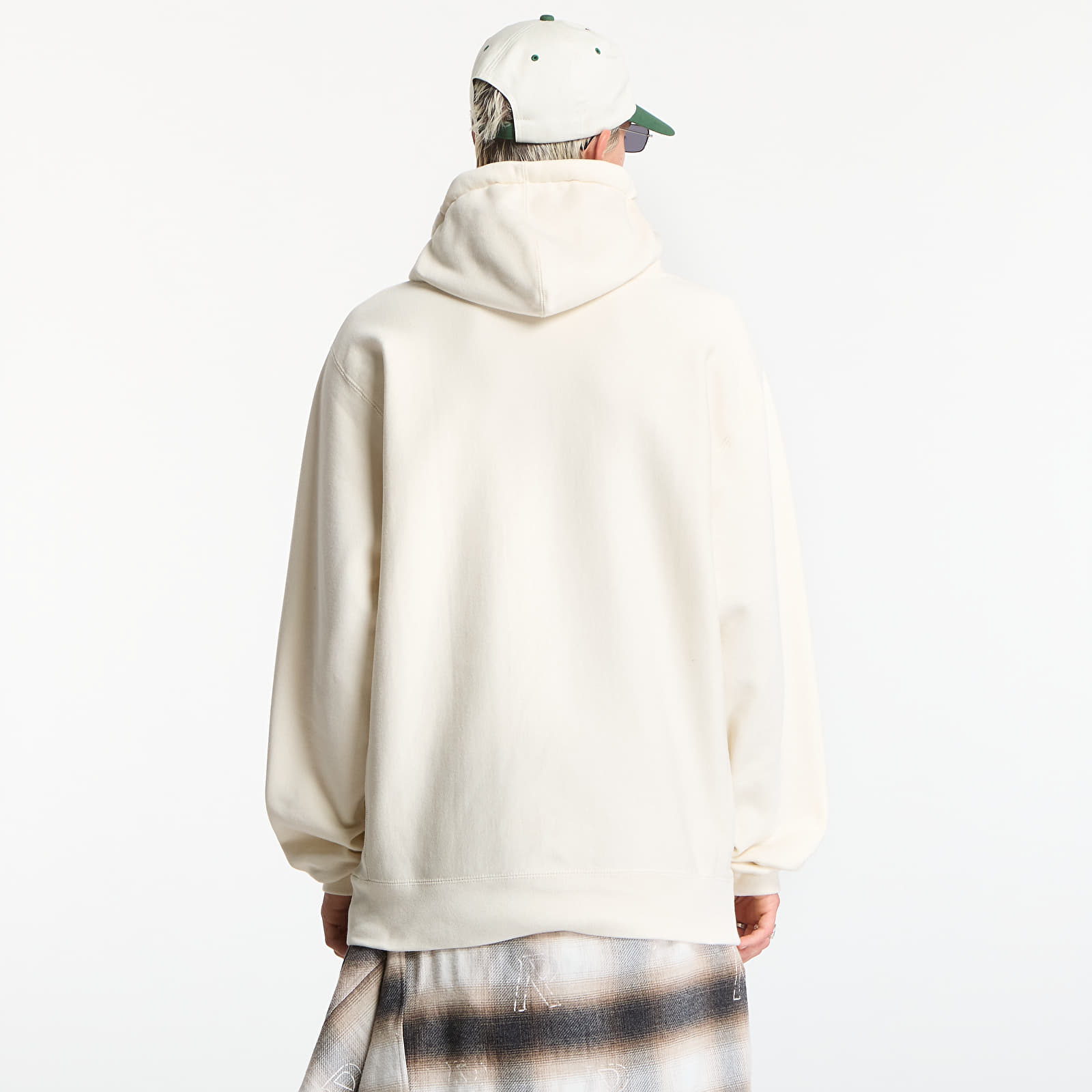Mikiny Thrasher Heavyweight Embroidered Mag Logo Hoodie Beige