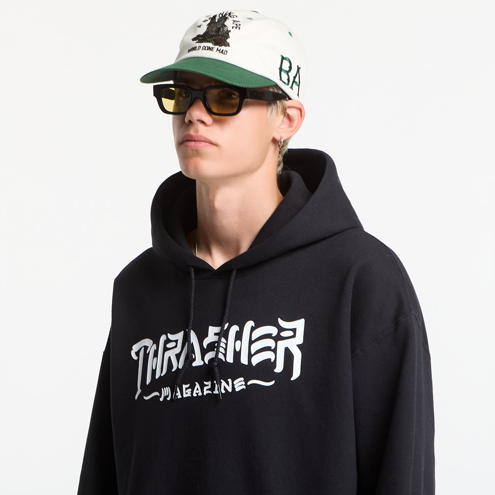 Регланы и толстовки Thrasher Thrash & Destroy Hoodie Black