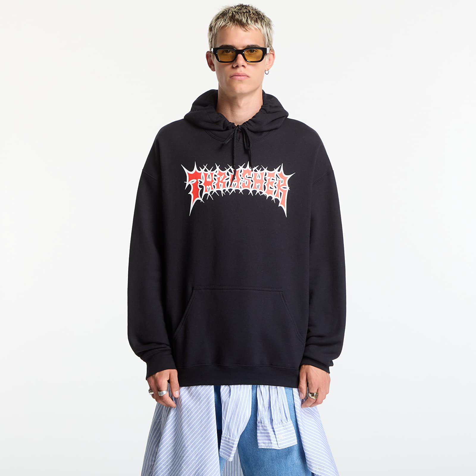 Puloverji   Thrasher Spikey Hoodie Black