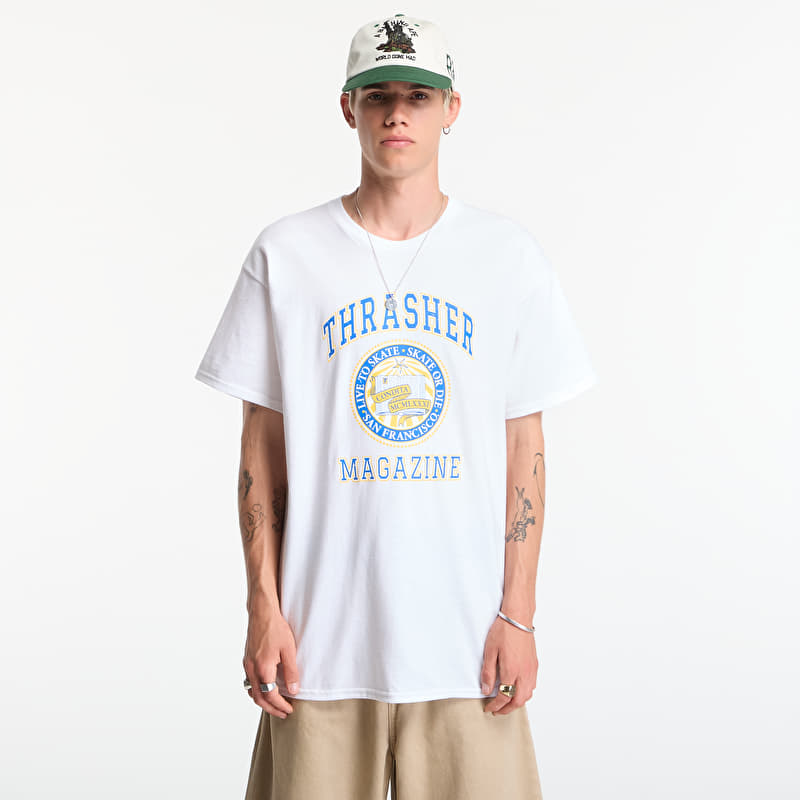 Marškinėliai Thrasher Dropout T-Shirt White