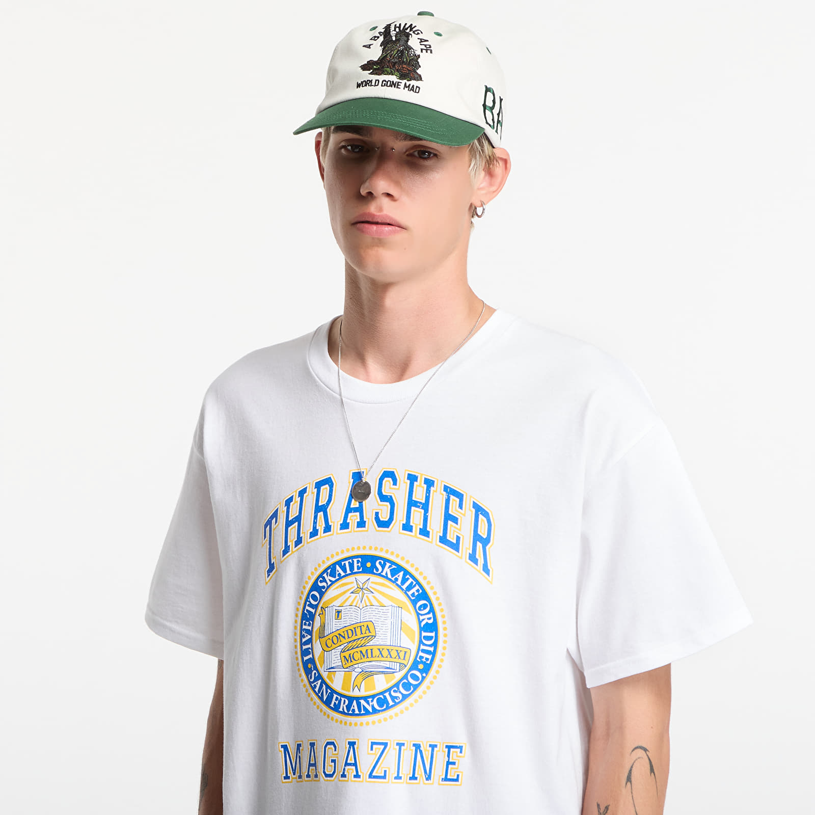 T-shirts Thrasher Dropout T-Shirt White