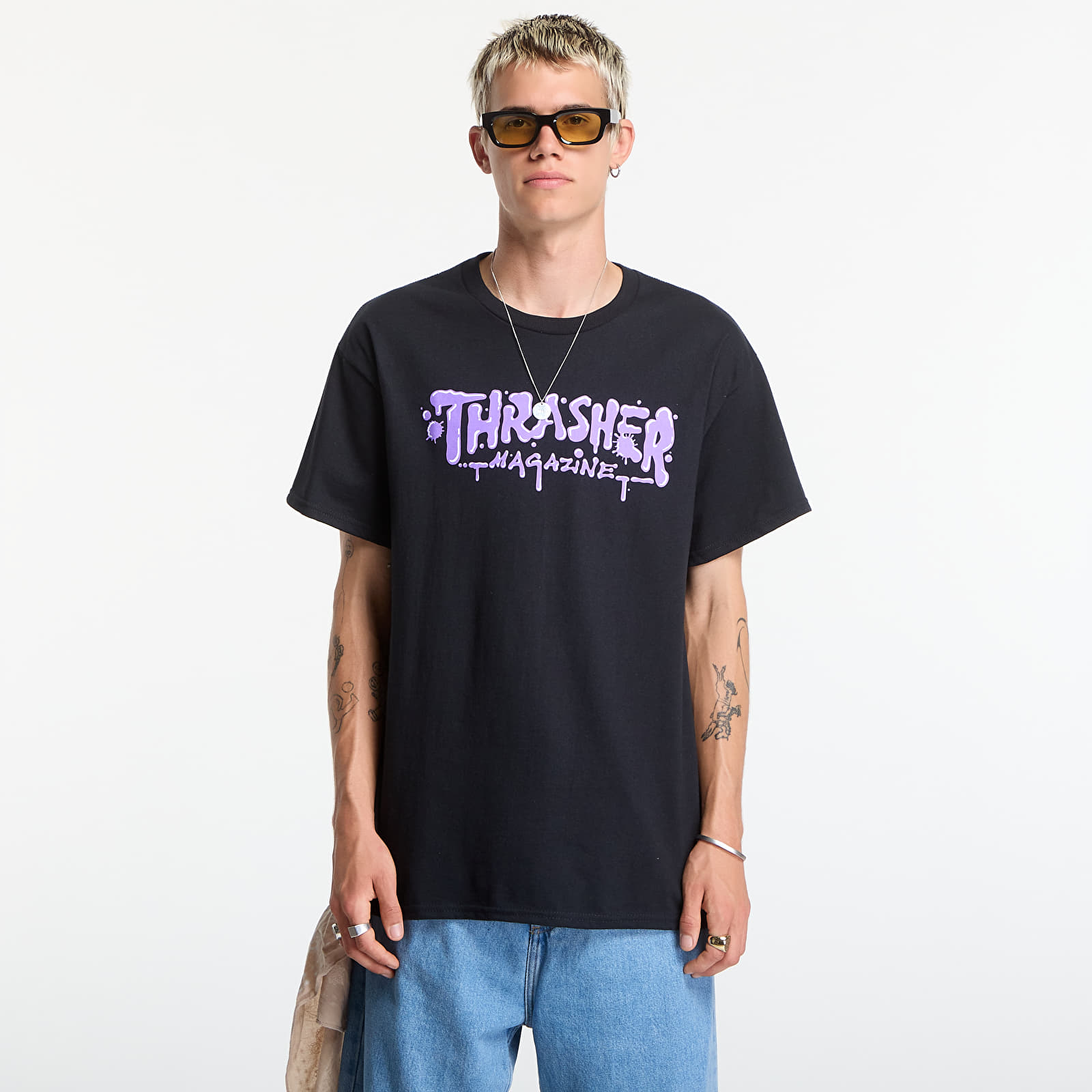 T-shirts Thrasher Wet Paint T-Shirt Black