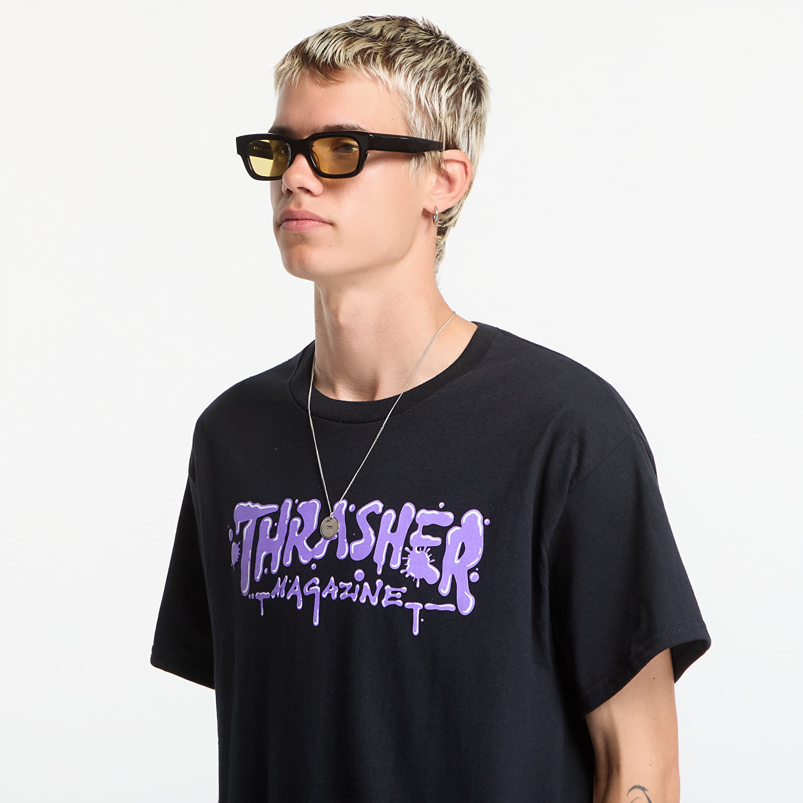 T-shirts Thrasher Wet Paint T-Shirt Black