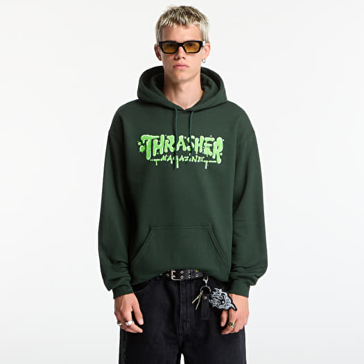 Mikina Thrasher Wet Paint Hoodie Green