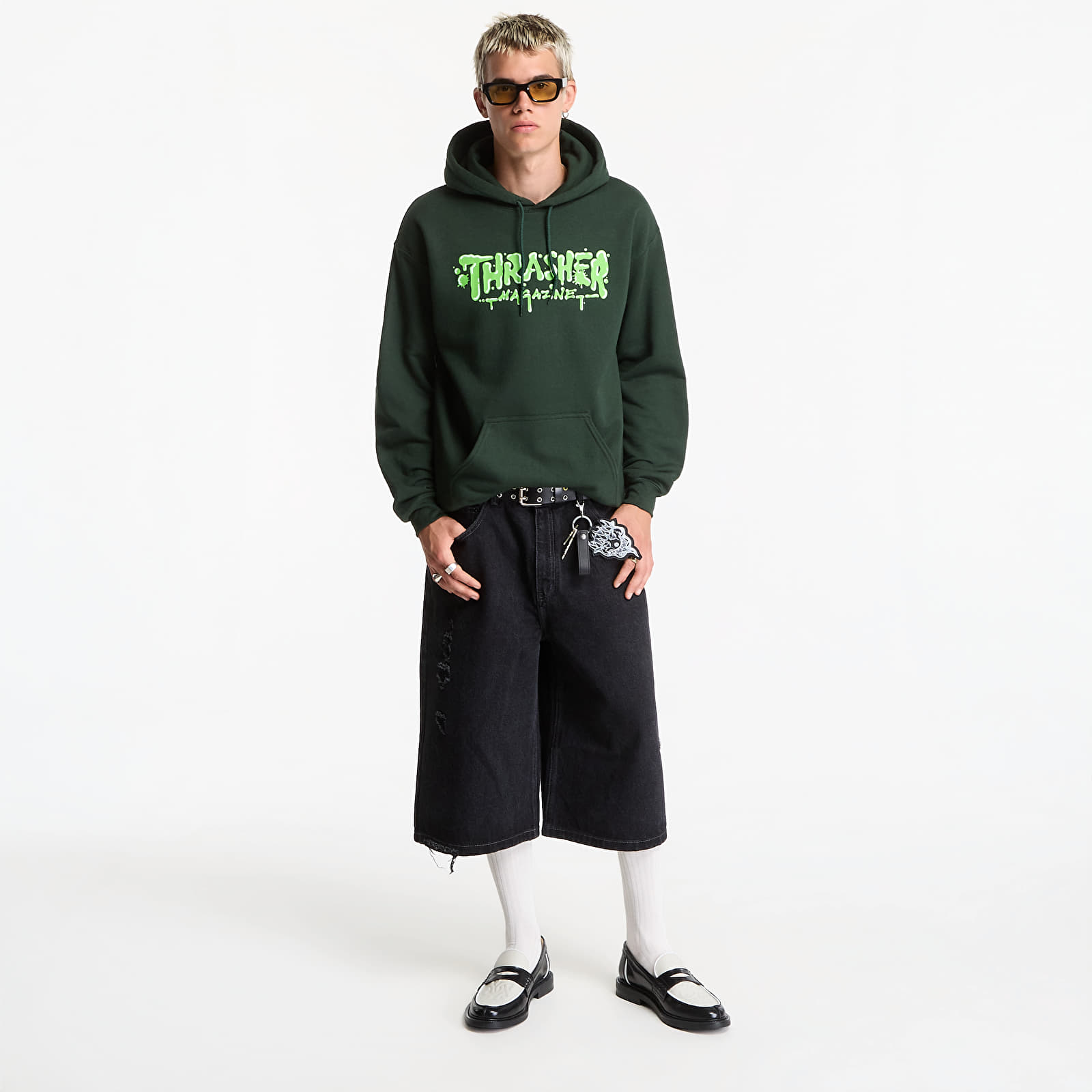 Hoodies and sweatshirts  Thrasher Wet Paint Hoodie Green