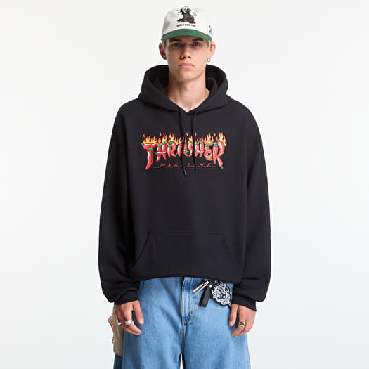 Толстовка Thrasher Fuego Hoodie Black