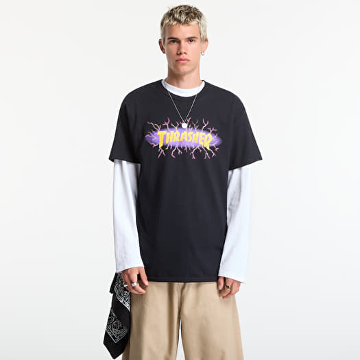 Thrasher Lightning T-Shirt Black