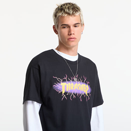 Thrasher Lightning T-Shirt Black | Footshop