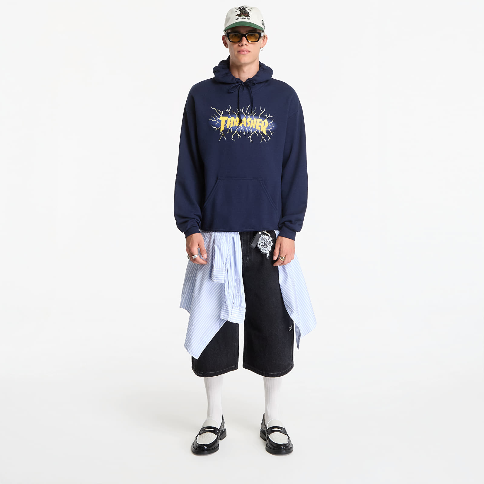 Hoodies and sweatshirts  Thrasher Lightning Hoodie Blue