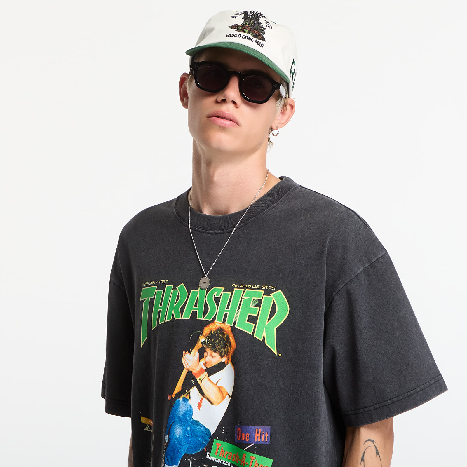 Футболки Thrasher February 1987 Vintage T-Shirt Black