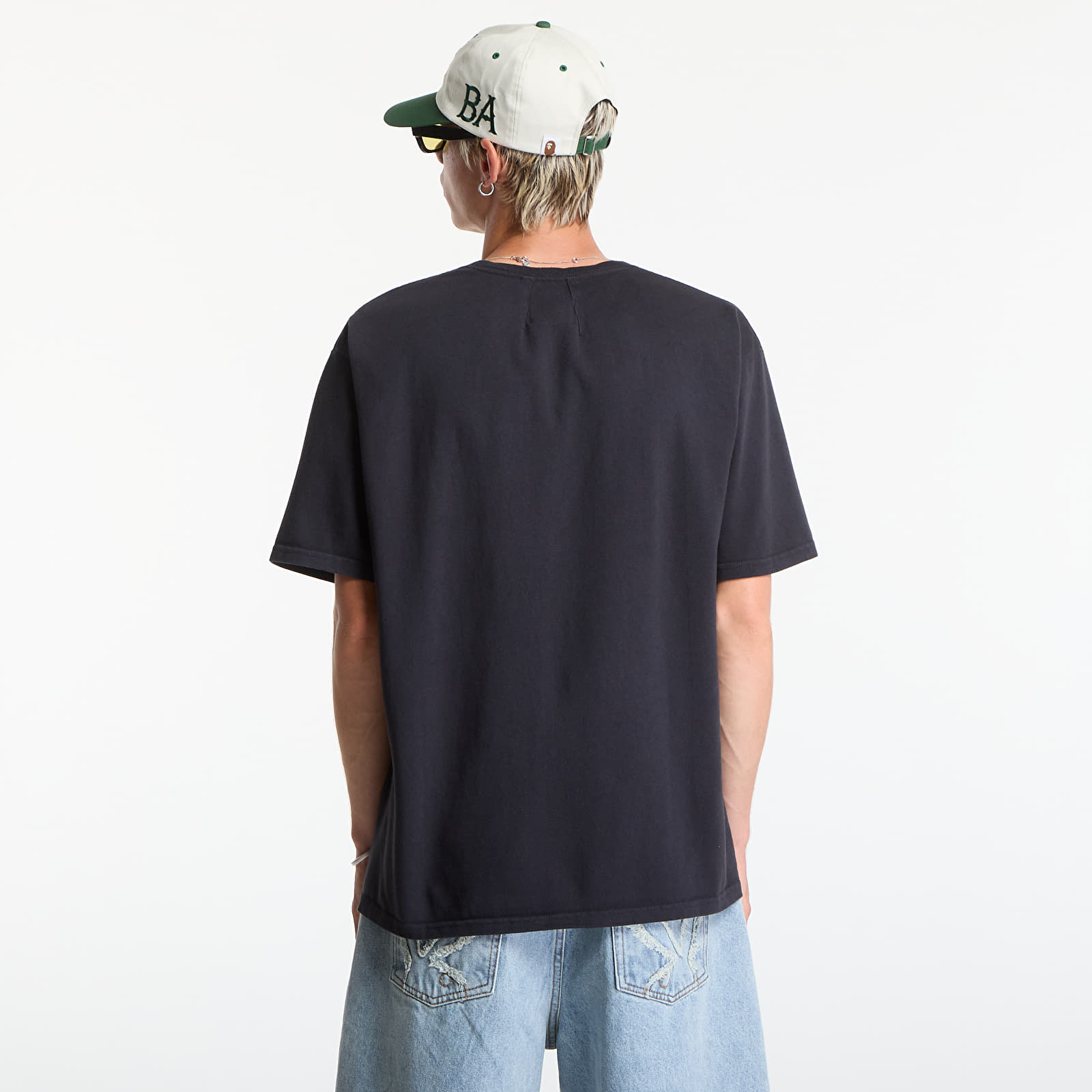 Men's T-shirts Rhude Winter 91 Rallye Tee Vintage Black/ White/ Blue