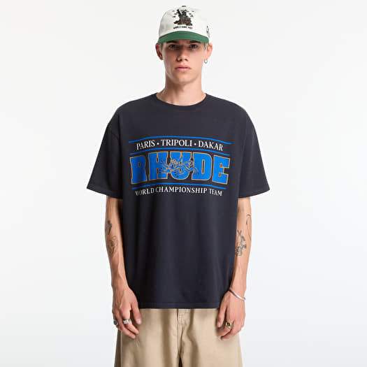 Футболка Rhude Rhude Chrono Tee Vintage Black/ Blue