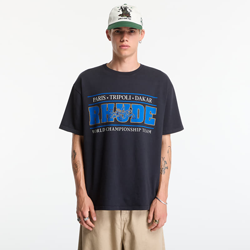 T-shirt Rhude Chrono Tee Vintage Black/ Blue