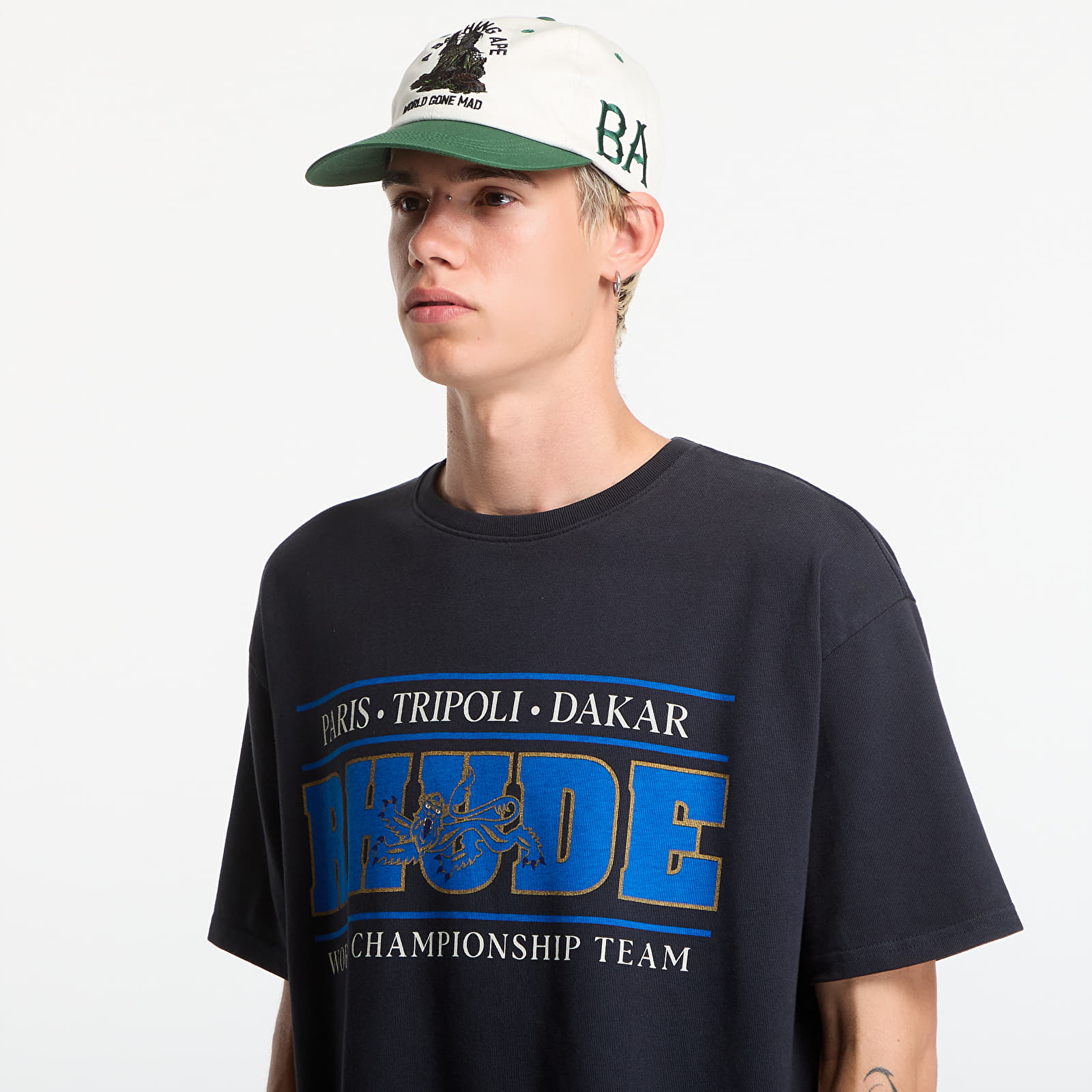 Чоловічі футболки Rhude Chrono Tee Vintage Black/ Blue
