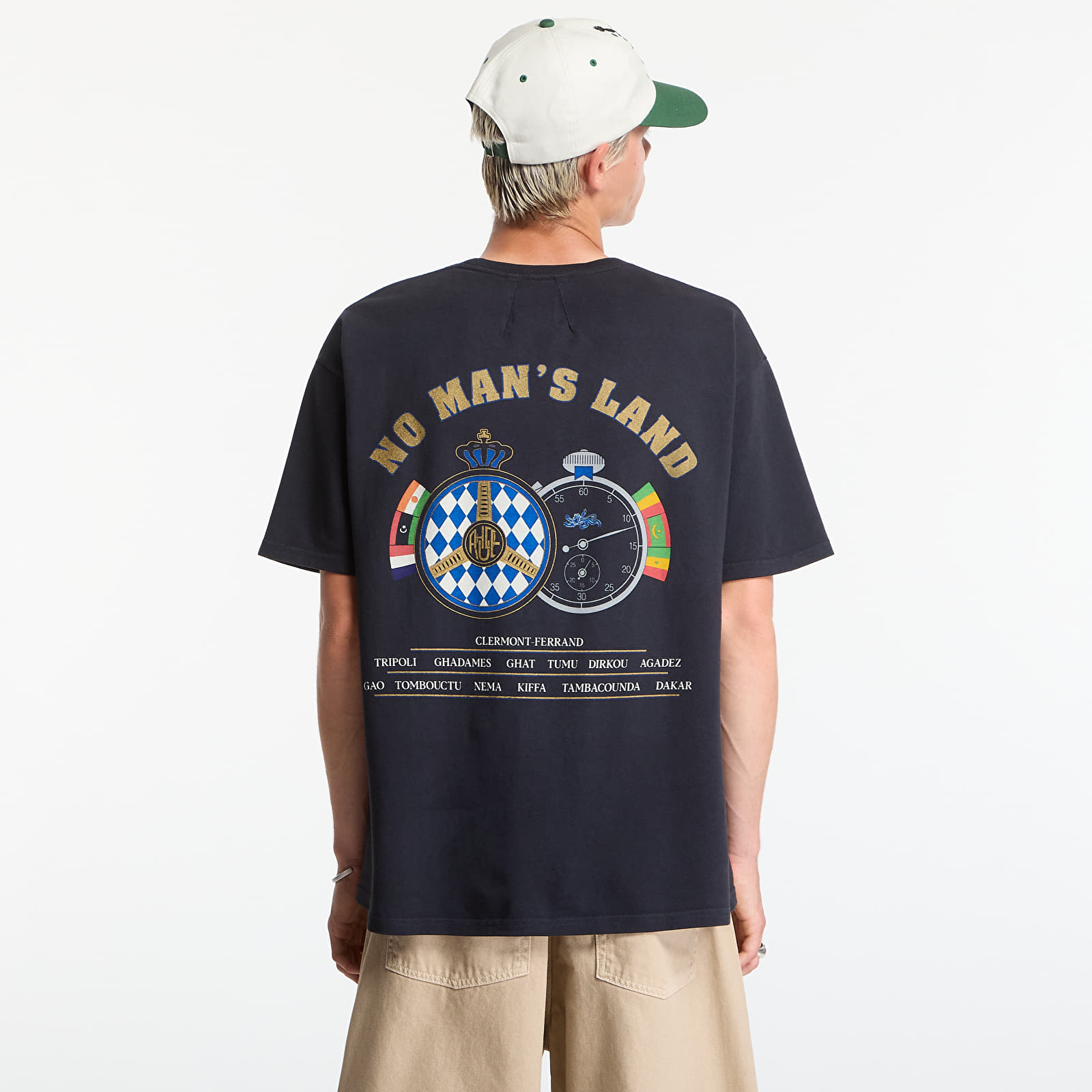 Чоловічі футболки Rhude Chrono Tee Vintage Black/ Blue