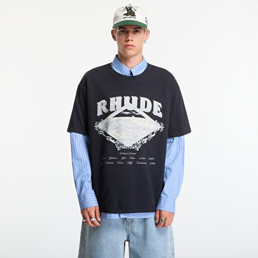 Футболка Rhude Dakar Convoy Tee Vintage Black/ Silver