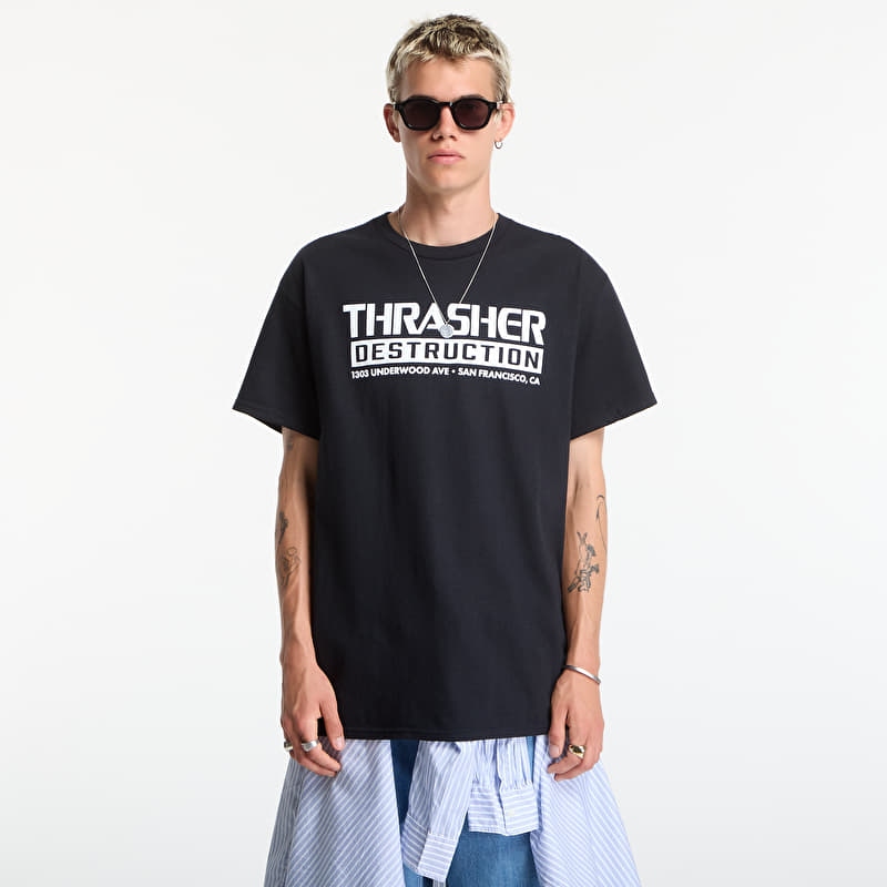 Thrasher Destruction T-Shirt Black