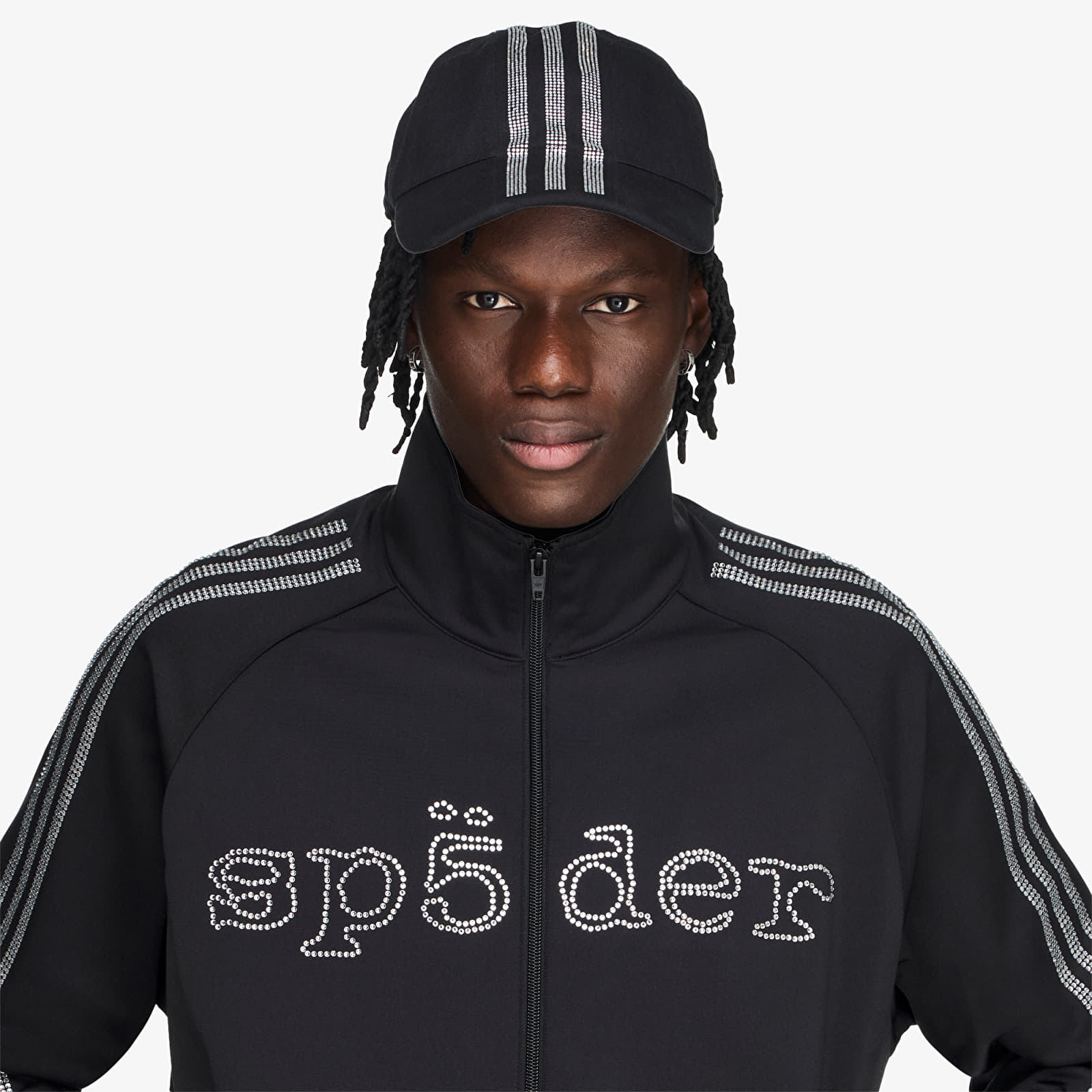 Jakne adidas x SP5DER Rhinestone Tracktop Black
