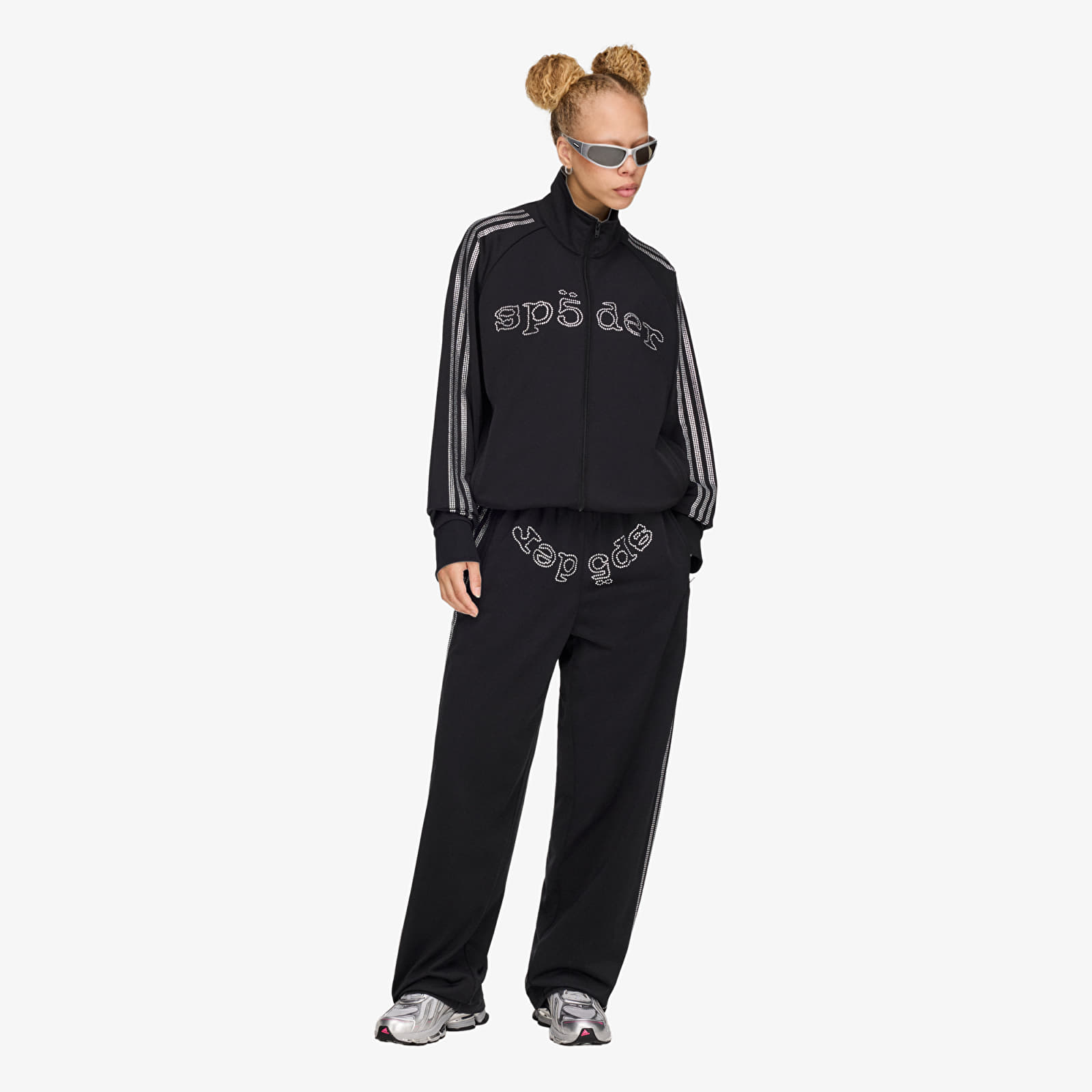 Jakne adidas x SP5DER Rhinestone Tracktop Black