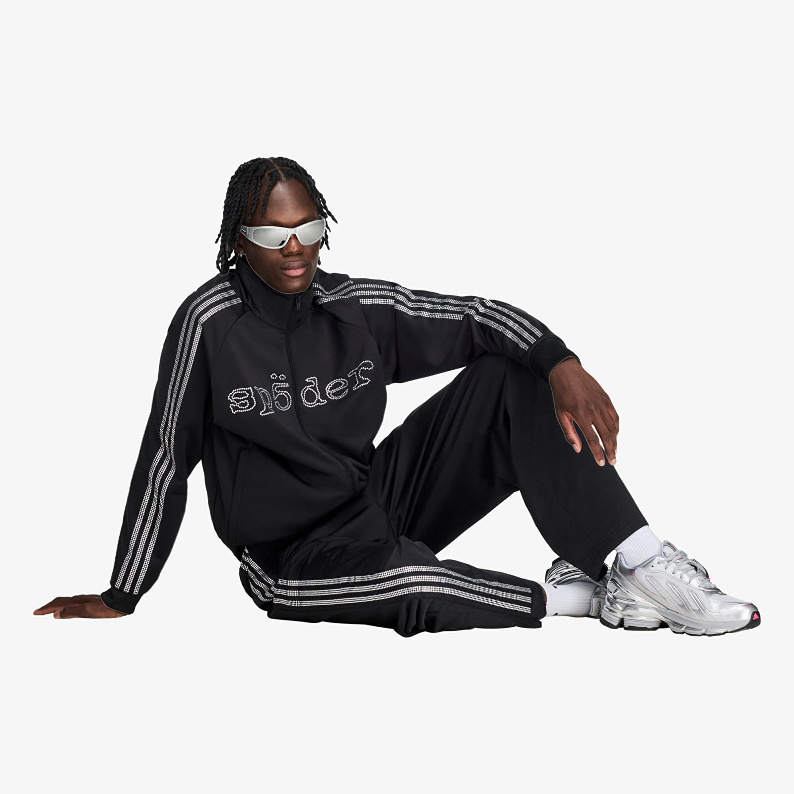 Jakne adidas x SP5DER Rhinestone Tracktop Black