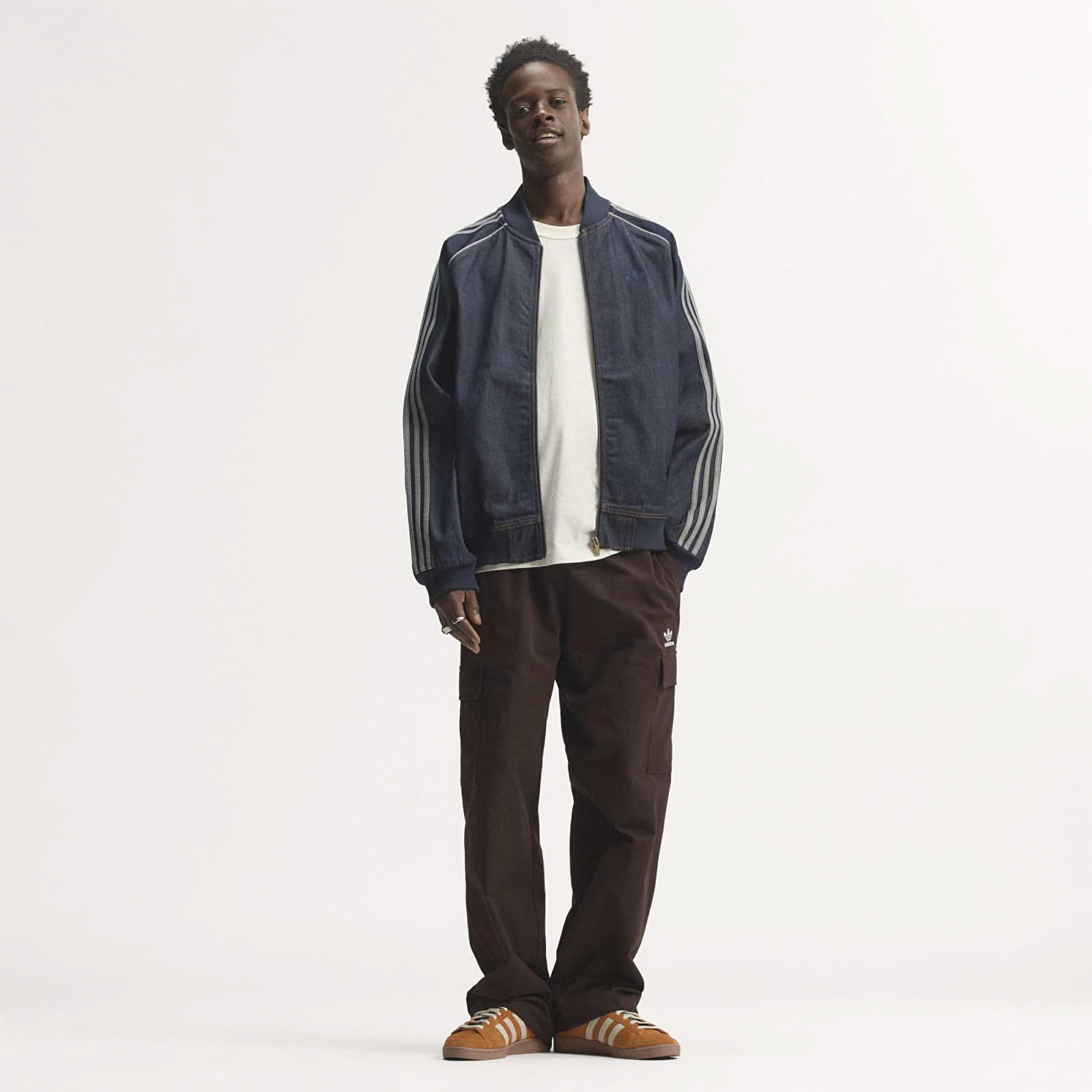 Jackets adidas SST Adicolor Denim Tracktop Indigo Denim