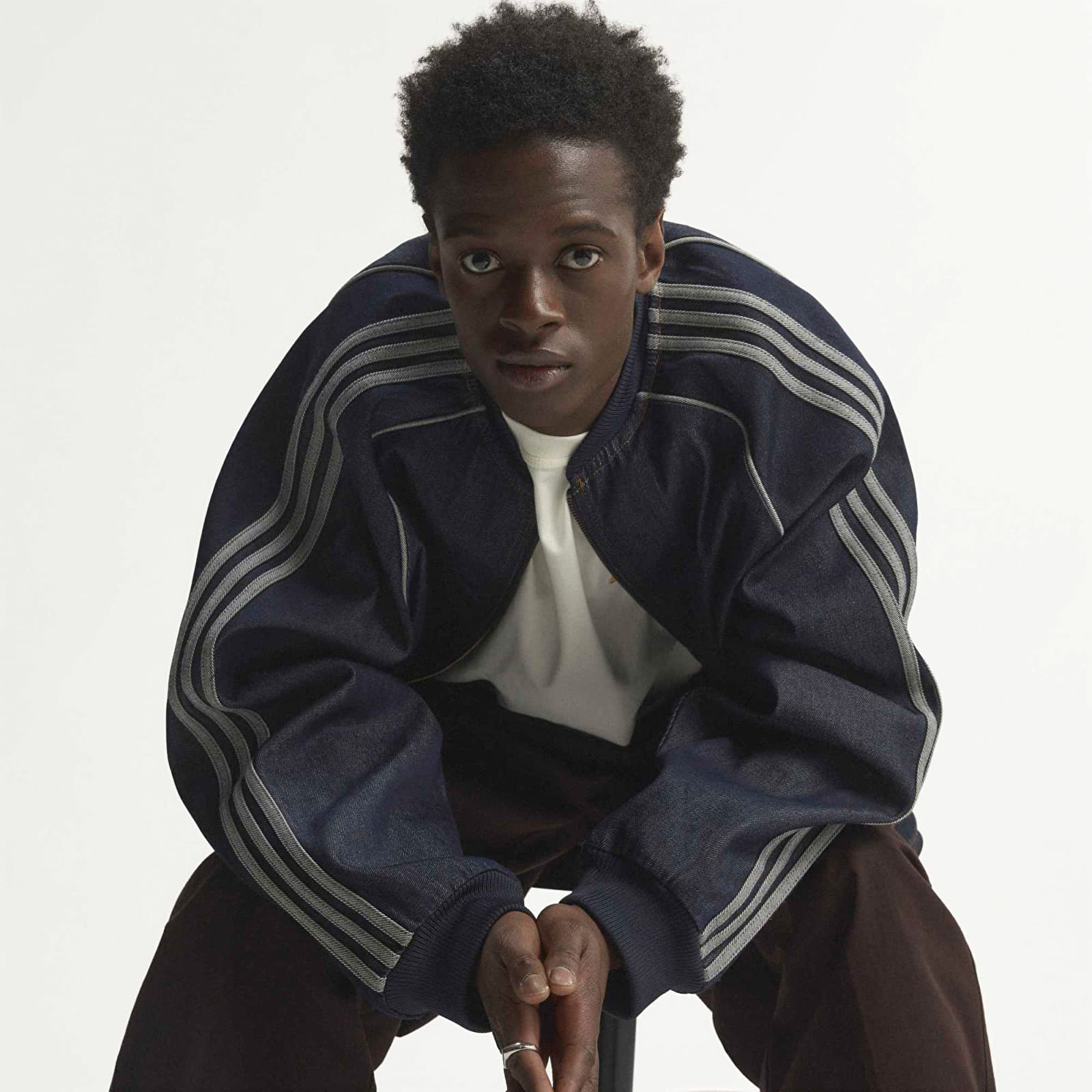 Jackets adidas SST Adicolor Denim Tracktop Indigo Denim