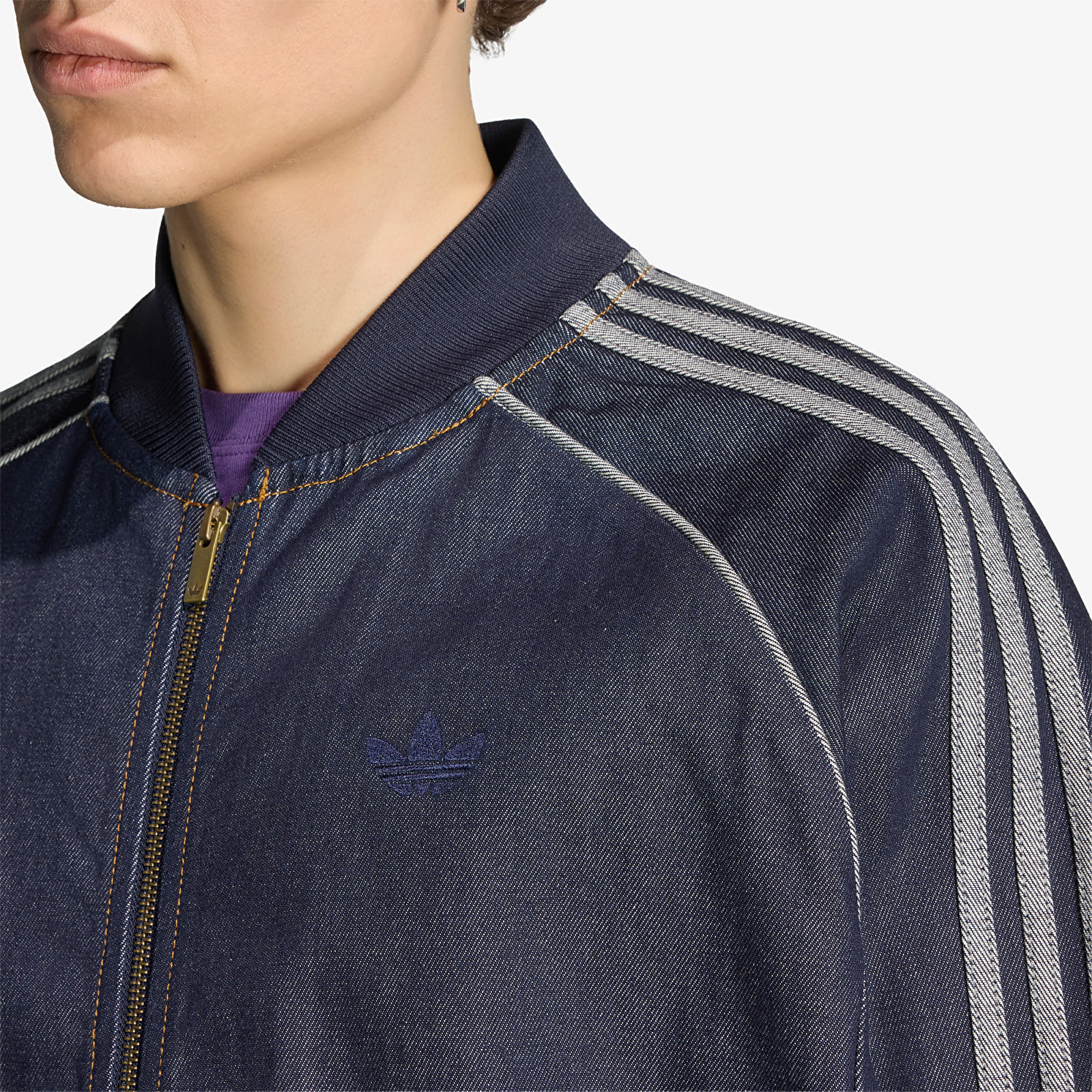 Jackets adidas SST Adicolor Denim Tracktop Indigo Denim