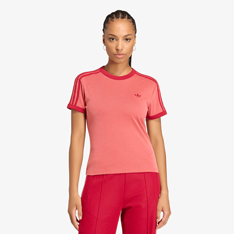T-shirt adidas Heather 3s Cali T-Shirt Team Victory Red/ Preloved Scarlet/ Team Victory Red