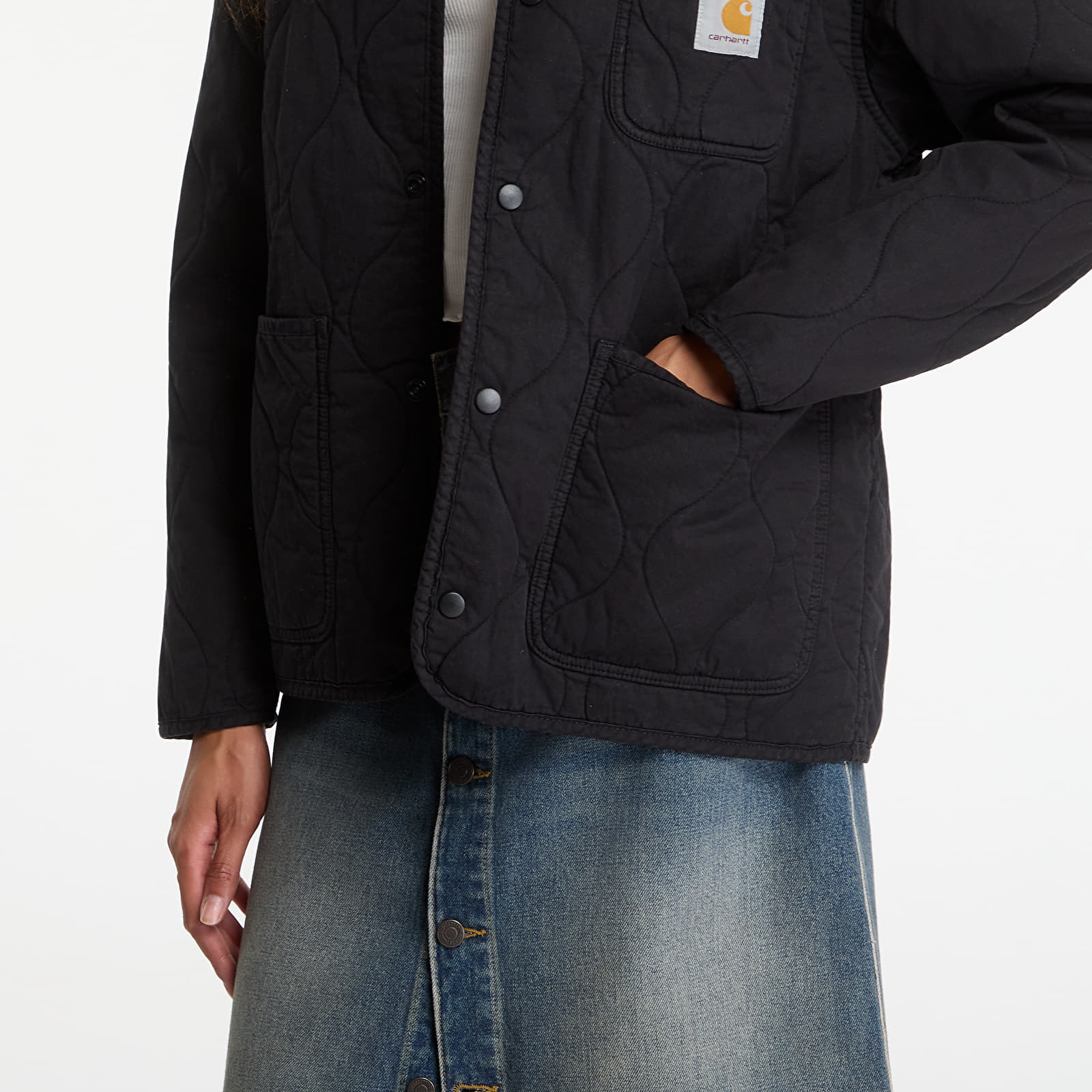 Мъжки якета Carhartt WIP Skyton Liner Black