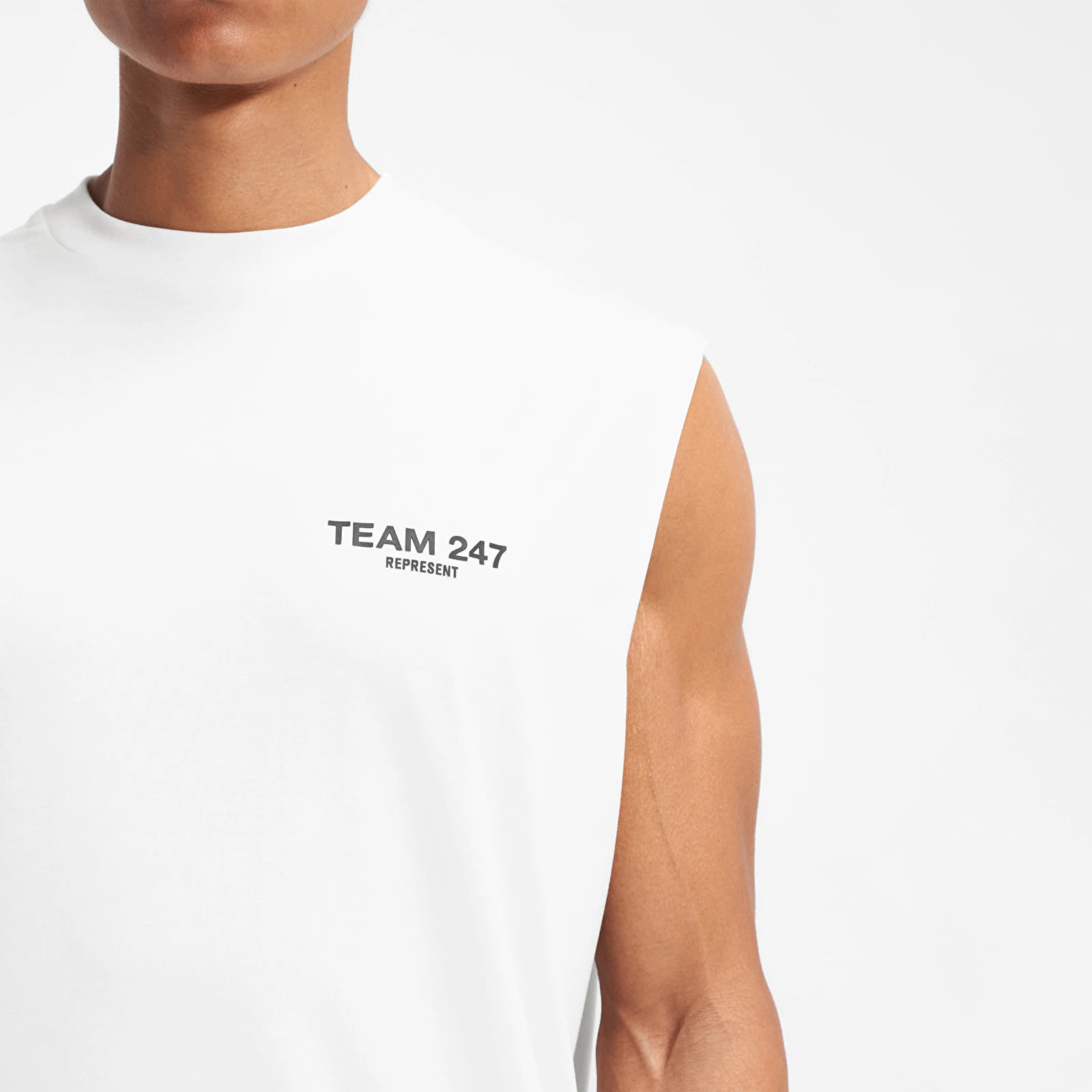 Vests REPRESENT 247 Team Oversized Tank Flat White