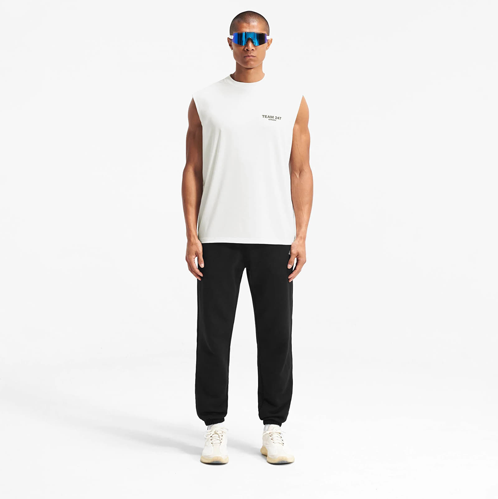 Vests REPRESENT 247 Team Oversized Tank Flat White