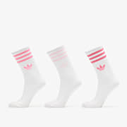 adidas 3-Stripes Crew Socks 3-Pack Bliss Pink/ Clear Pink/ Pink Fusion