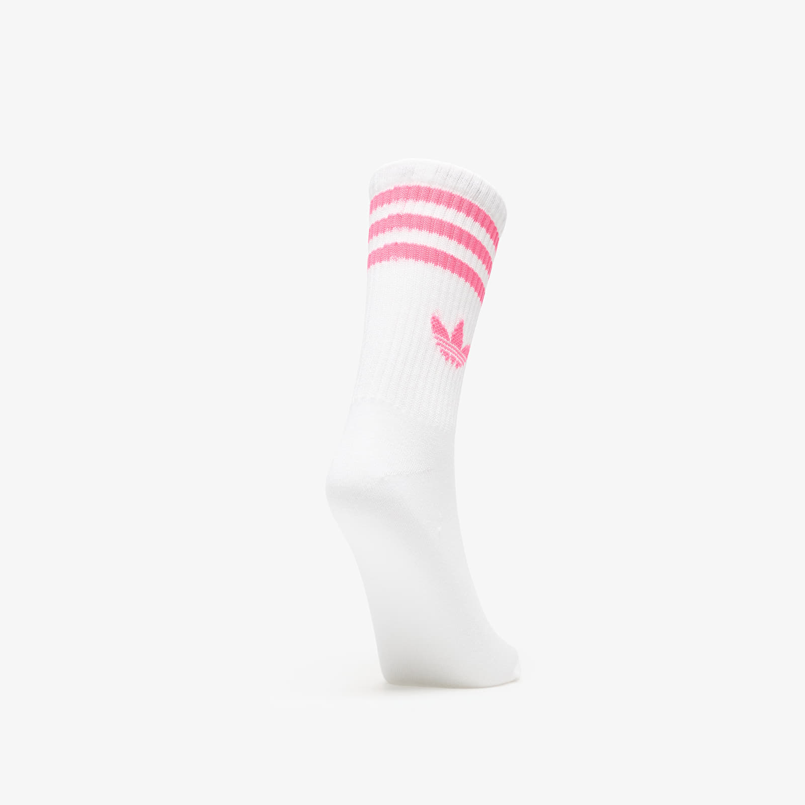 Sokker adidas 3-Stripes Crew Socks 3-Pack White/ Lucid Pink/ Preloved Scarlet
