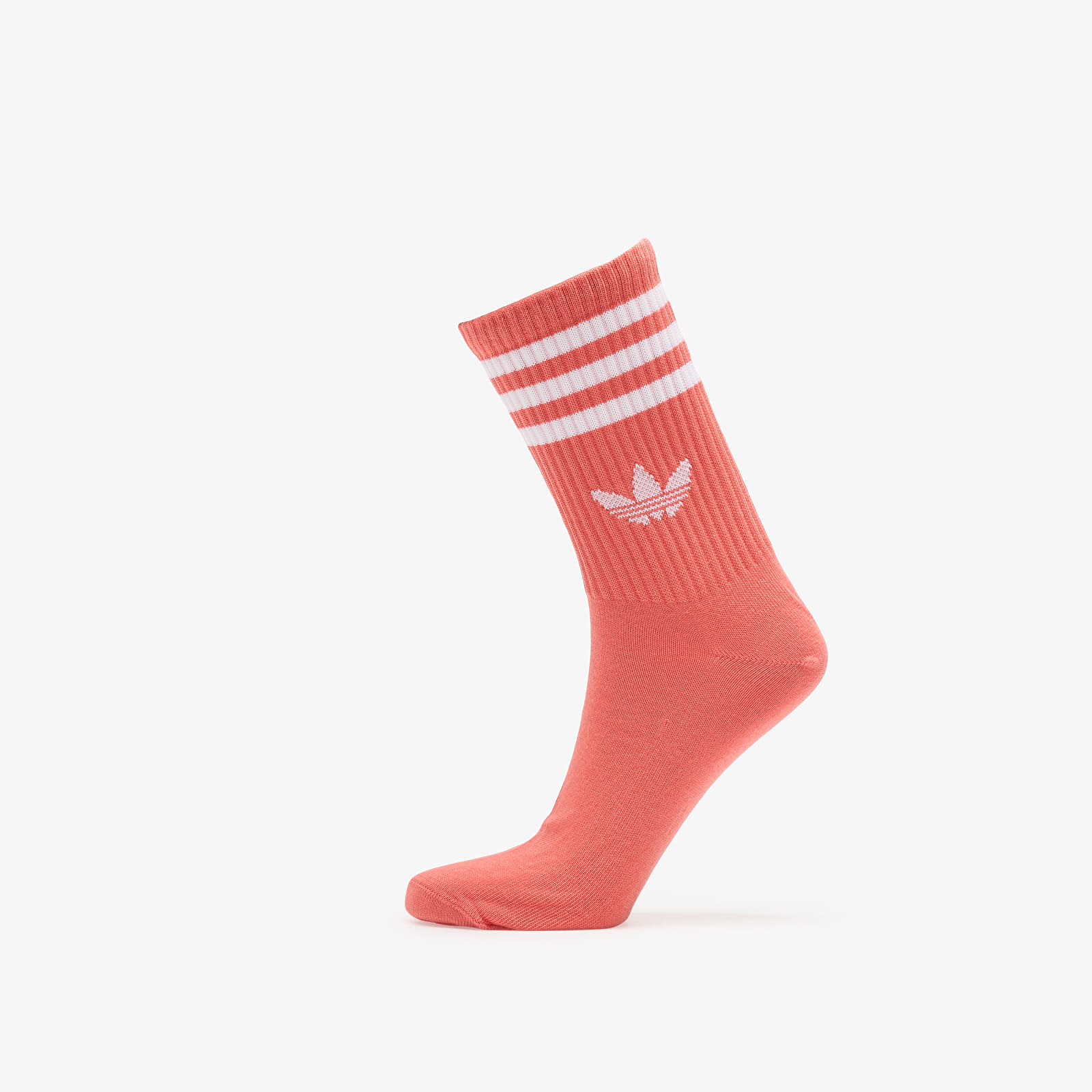 Sokker adidas 3-Stripes Crew Socks 3-Pack White/ Lucid Pink/ Preloved Scarlet