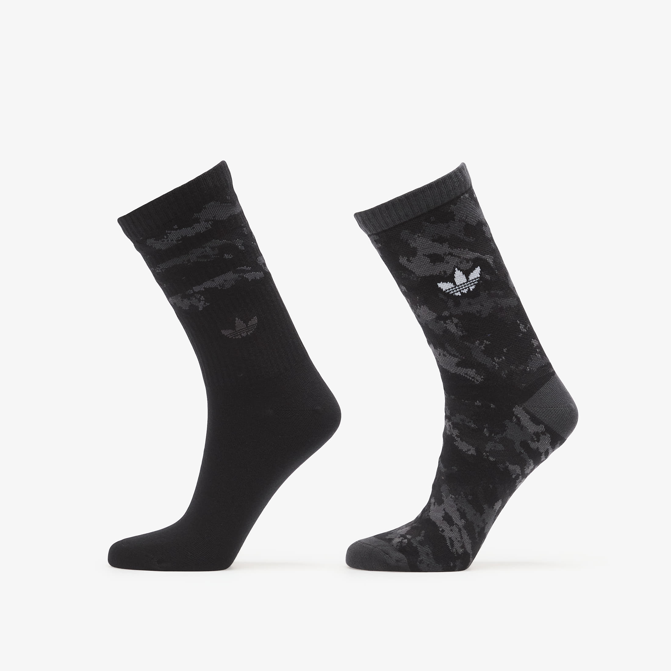 Чорапи adidas Camo Crew Sock 2-Pack Carbon/ Black 37-39