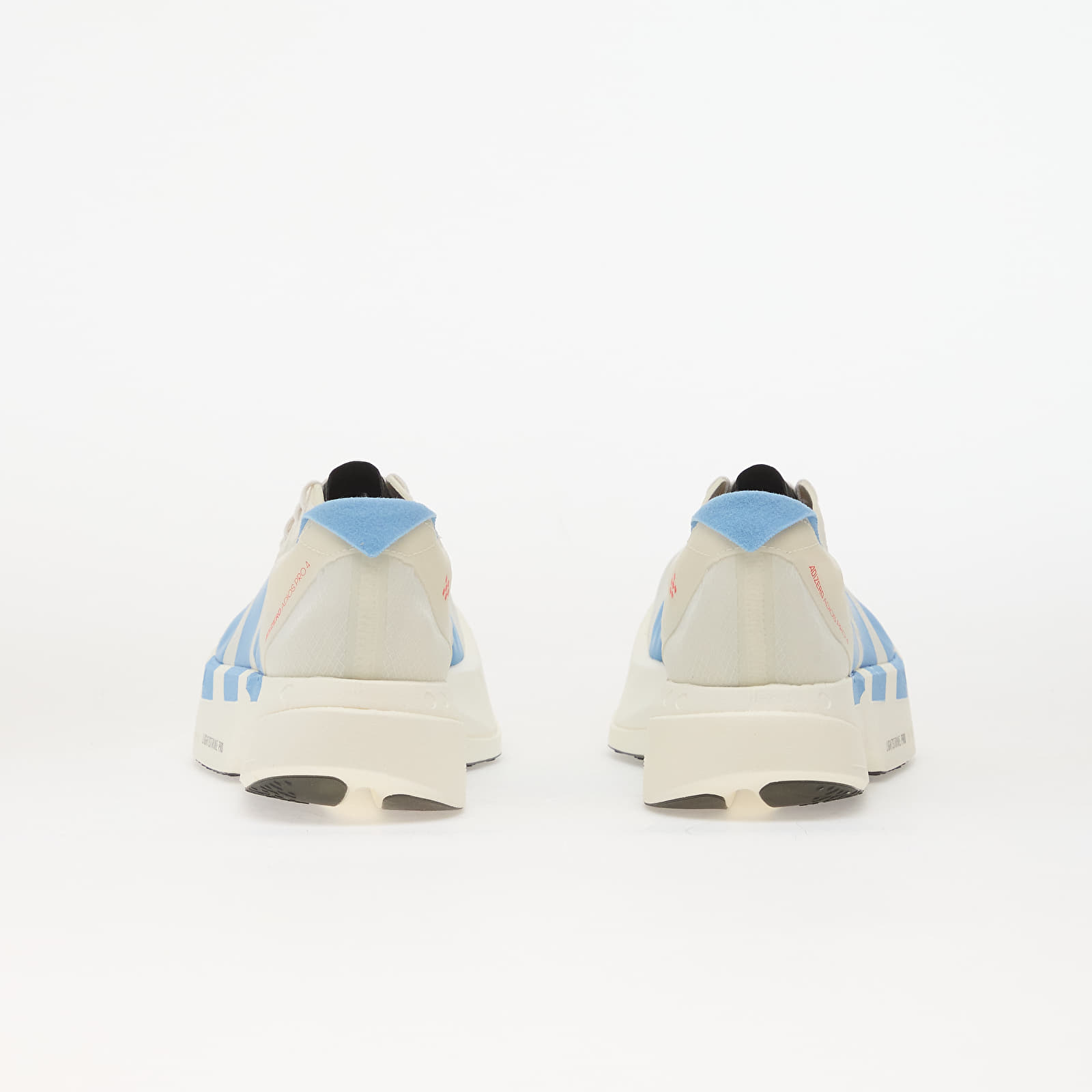 Chaussures et baskets homme adidas ADIZERO Adios Pro 4 Running Off White/ Light Blue/ Bright Red