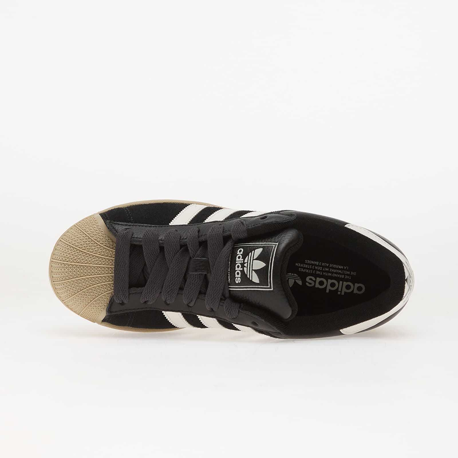 Vyriška avalynė adidas Superstar II Core Black/ Core White/ Khaki Three
