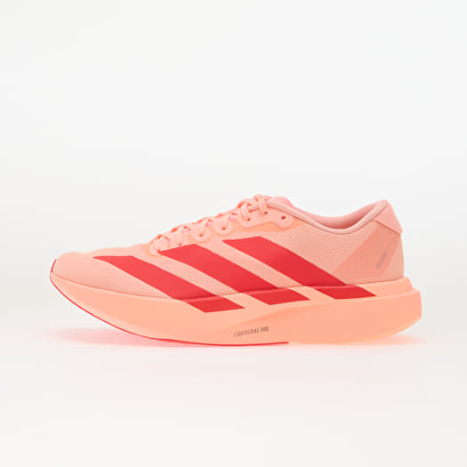 adidas ADIZERO EVO SL Woven LIGHTSTRIKEPRO Running Frozen Turbo/ Lucid Red/ Silver Met.
