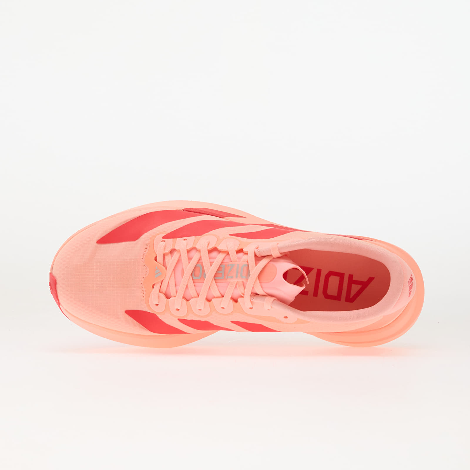 Women's shoes adidas ADIZERO EVO SL Woven LIGHTSTRIKEPRO Running Frozen Turbo/ Lucid Red/ Silver Met.