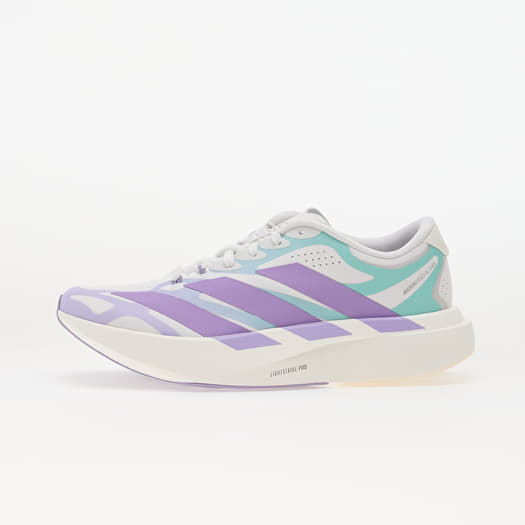 adidas ADIZERO EVO SL Exo LIGHTSTRIKEPRO Running Ftwr White/ Violet Fusion/ Pulse Mint