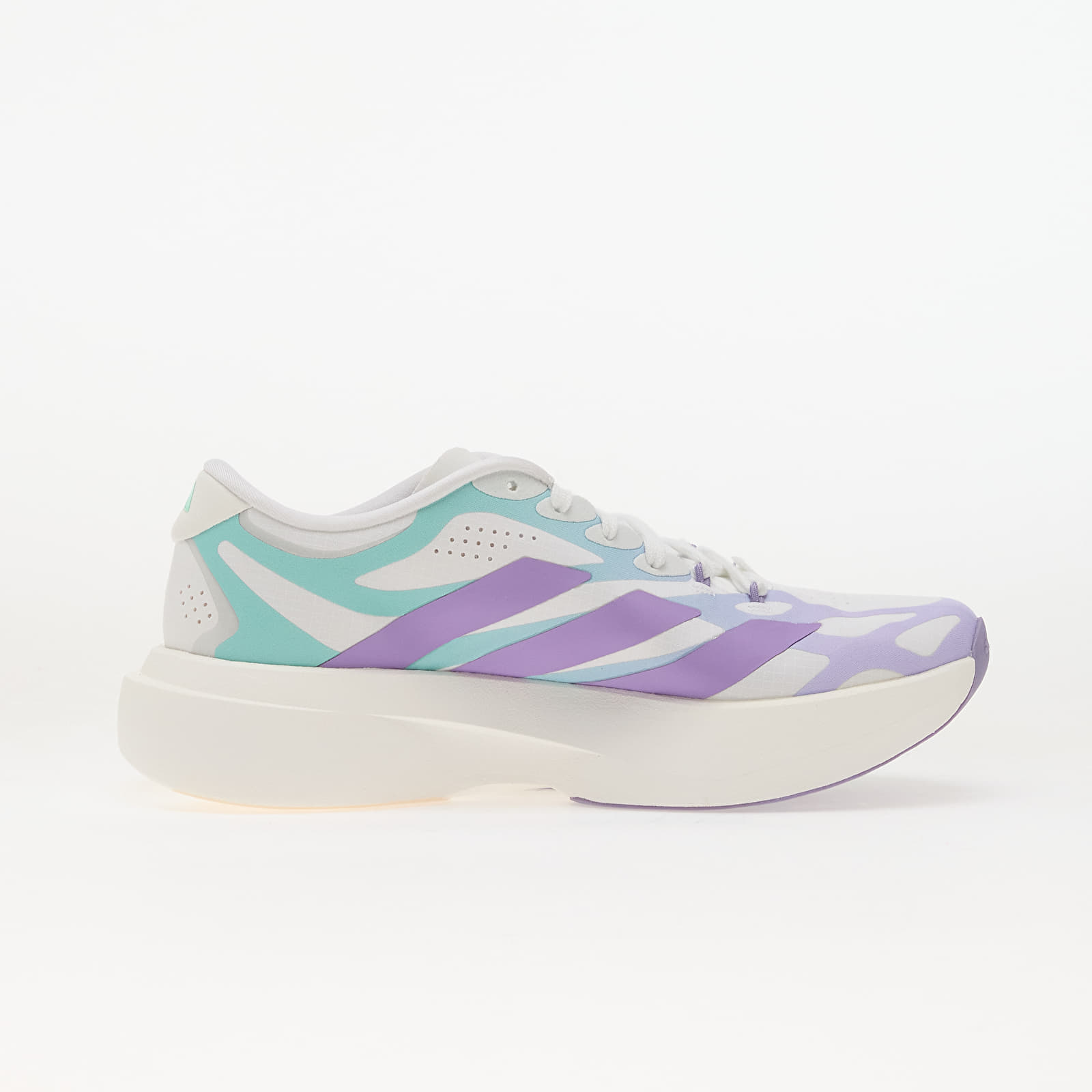 Women's shoes adidas ADIZERO EVO SL Exo LIGHTSTRIKEPRO Running Ftwr White/ Violet Fusion/ Pulse Mint