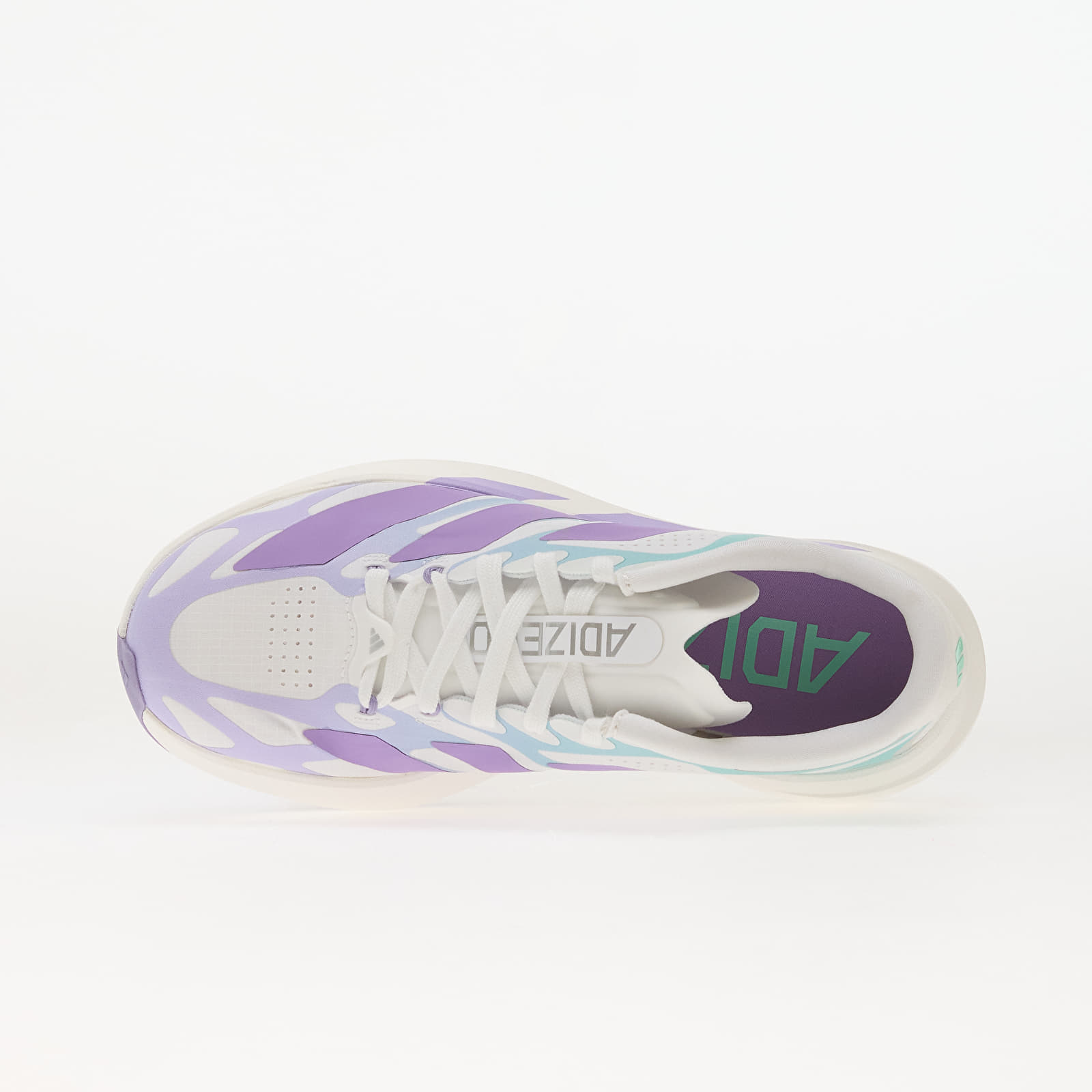 Women's shoes adidas ADIZERO EVO SL Exo LIGHTSTRIKEPRO Running Ftwr White/ Violet Fusion/ Pulse Mint